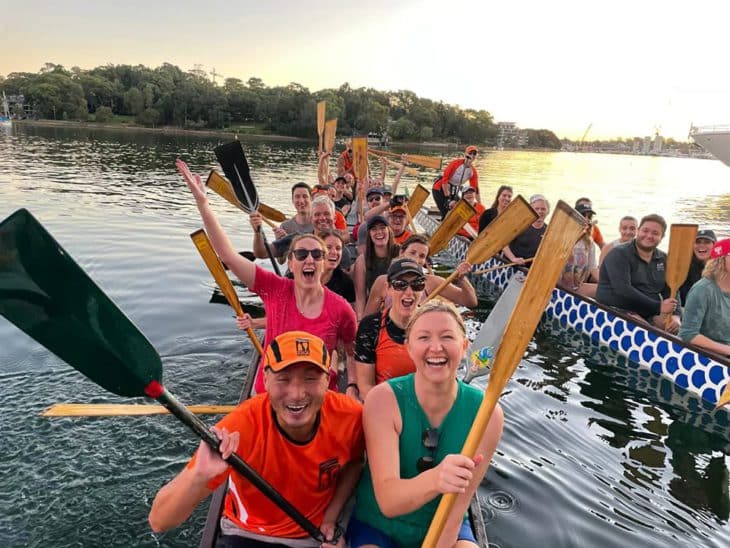 dragon boat one top event activité de cohesion sportif lyon 2